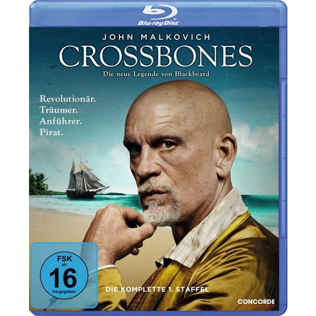 Crossbones - Komplette 1. Staffel John Malkovich  2 Blu-rays/NEU/OVP