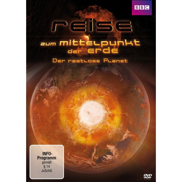 Reise zum Mittelpunkt der Erde - Der rastlose Planet  - BBC Doku  DVD/NEU/OVP