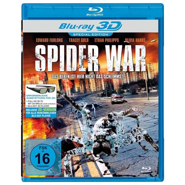 Spider War - Das Beben ist nicht das schlimmste - 3D Blu-ray/NEU/OVP