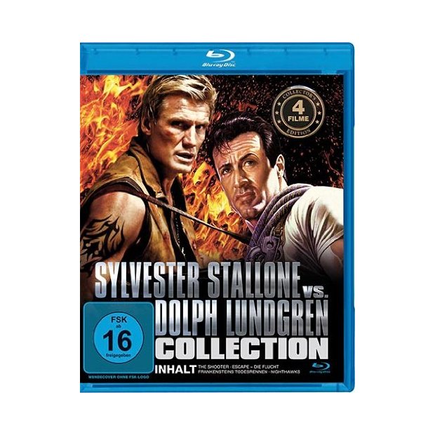 Sylvester Stallone vs. Dolph Lundgren Collection 4 Filme  Blu-ray/NEU/OVP