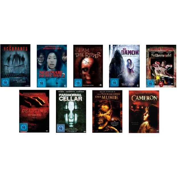 Paket mit 9 Top Horrorfilmen - 9 DVDs/NEU/OVP #73
