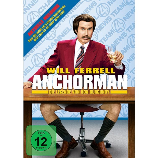 Anchorman - Die Legende von Ron Burgundy - Will Ferrell  DVD/NEU/OVP