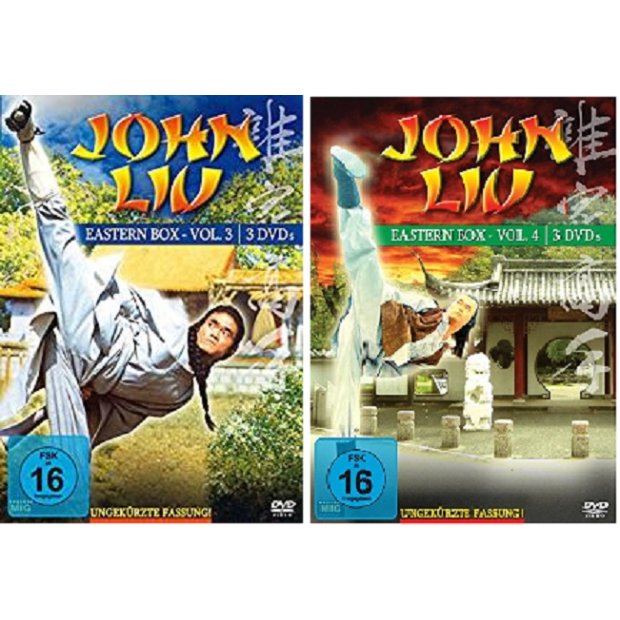 John Liu - Eastern Boxen Vol. 3+4 - 6 Filme (6 DVDs) NEU/OVP