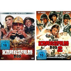 Die großen Kriegsfilm Boxen 1+2 - 8 Filme [4 DVDs]...