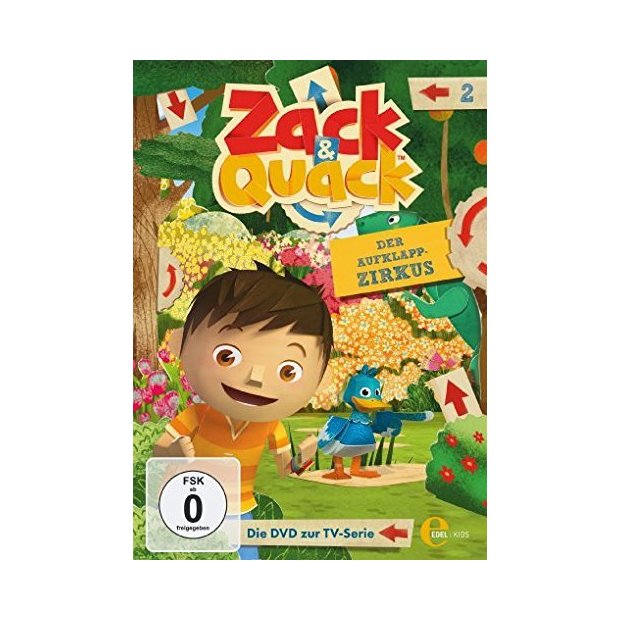 Zack &amp; Quack - Folge 2: Der Aufklapp-Zirkus  DVD/NEU/OVP