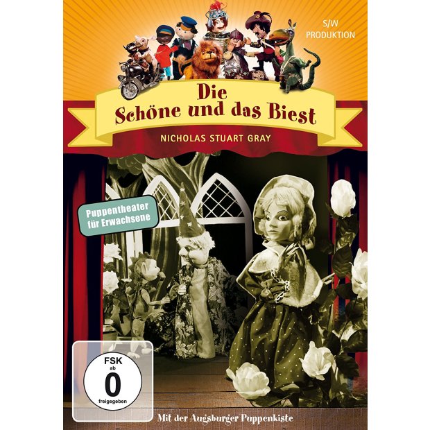 Augsburger Puppenkiste - Die Schöne und das Biest   DVD/NEU/OVP