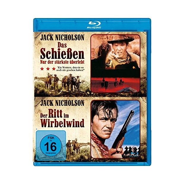 Das Schießen / Der Ritt im Wirbelwind - Jack Nicholson  Blu-ray/NEU/OVP