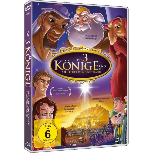 Die 3 Könige und ihre Abenteuer im Morgenland  DVD/NEU/OVP