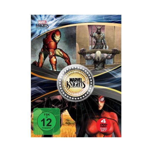 Marvel Knights Box (OMU) 4 Filme - 4 DVDs/NEU/OVP