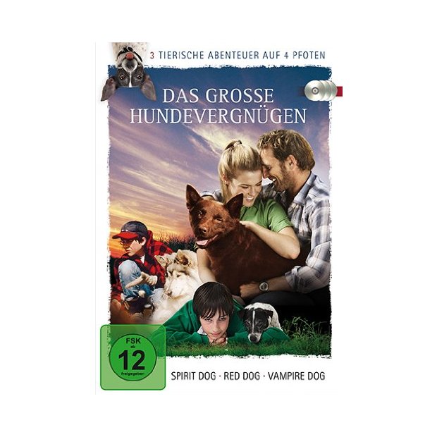 Hundevergnügen Box - Spirit Dog + Vampire Dog + Red Dog - 3 DVDs/NEU/OVP