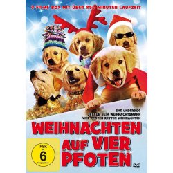 Weihnachten auf vier Pfoten - 3 Filme  DVD/NEU/OVP