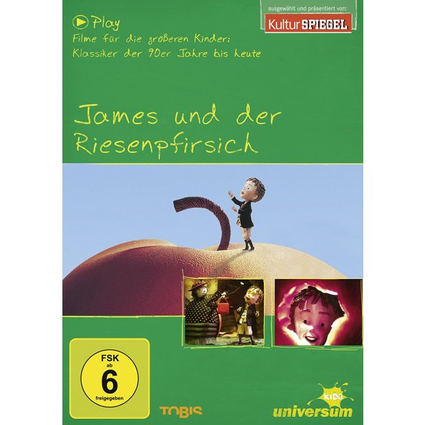 James und der Riesenpfirsich - KulturSPIEGEL  DVD/NEU/OVP