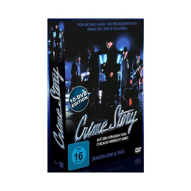 Crime Story -  Komplette Serie  Staffeln 1+2 [10 DVDs]  NEU/OVP