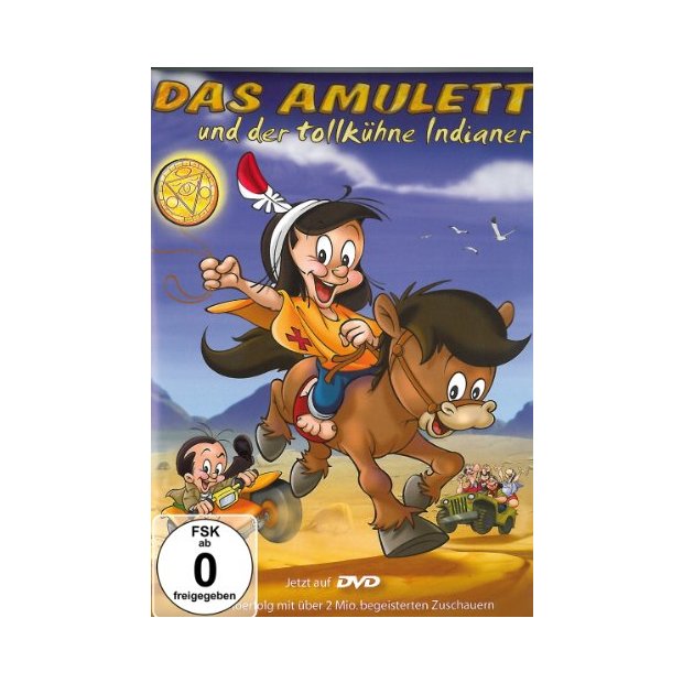 Das Amulett und der tollk&uuml;hne Indianer - Trickfilm  DVD/NEU/OVP