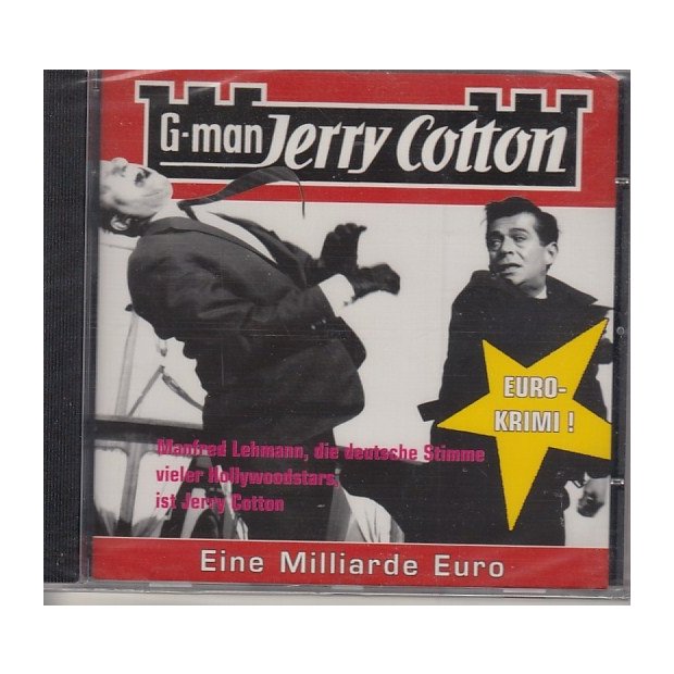Jerry Cotton - Eine Milliarde Euro  l CD/NEU/OVP