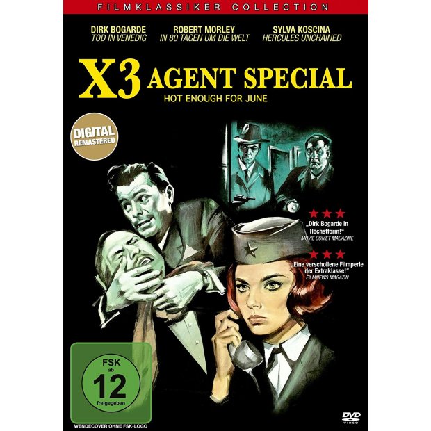 X3 Agent Special - Klassiker - Dirk Bogarde  DVD/NEU/OVP