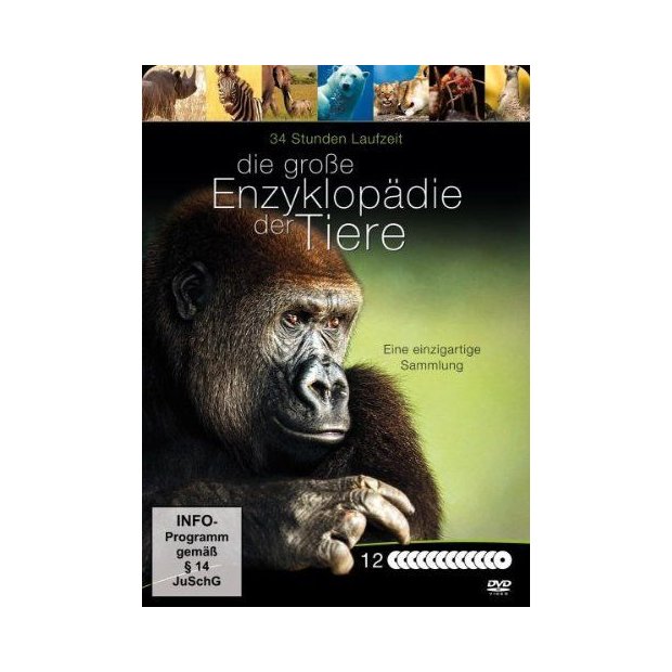 Die große Enzyklopädie der Tiere - Metallbox [12 DVDs] NEU/OVP