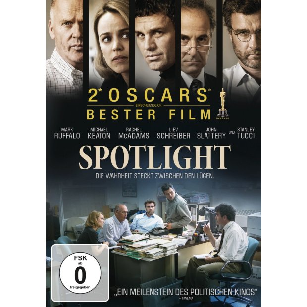 Spotlight - Mark Ruffalo  Michael Keaton  DVD/NEU/OVP