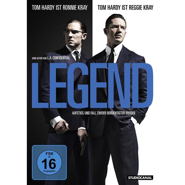 Legend - Ronnie & Reggie Kray - Tom Hardy  DVD/NEU/OVP