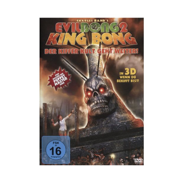 Evil Bong 2 - King Bong - Der Kiffer Kult geht weiter!   DVD/NEU/OVP