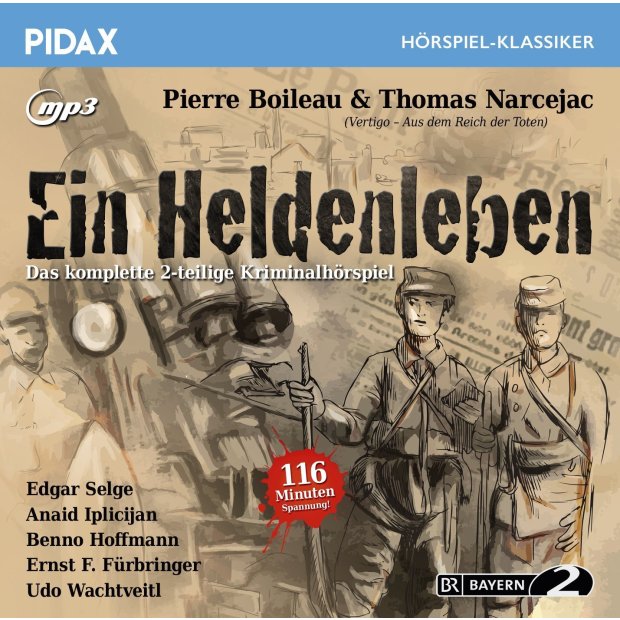 Ein Heldenleben - Kriminalhörspiel (Pidax Klassiker)  mp3-CD/NEU/OVP