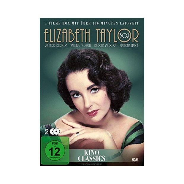 Elisabeth Taylor Box Classic Collection - 4 Filme - 2 DVDs/NEU/OVP
