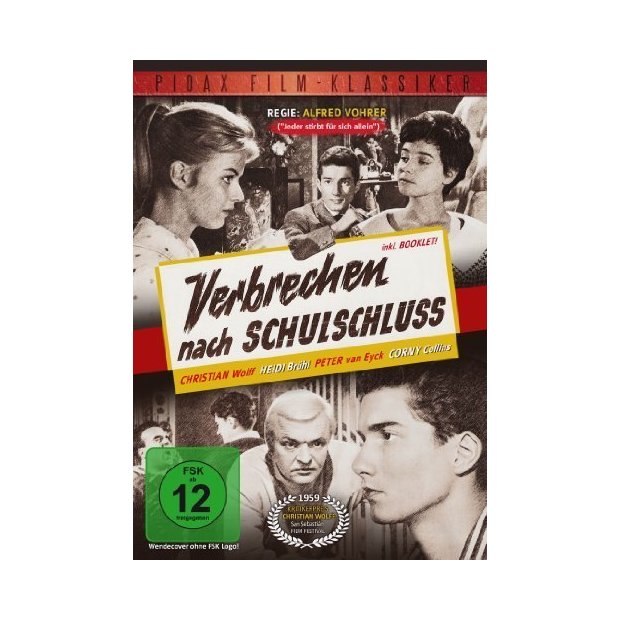 Verbrechen nach Schulschluss  (Pidax Film-Klassiker)  DVD/NEU/OVP
