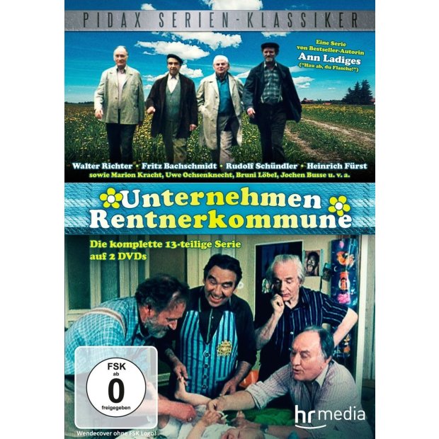 Unternehmen Rentnerkommune - 13 teilige Pidax Serie   2 DVDs/NEU/OVP