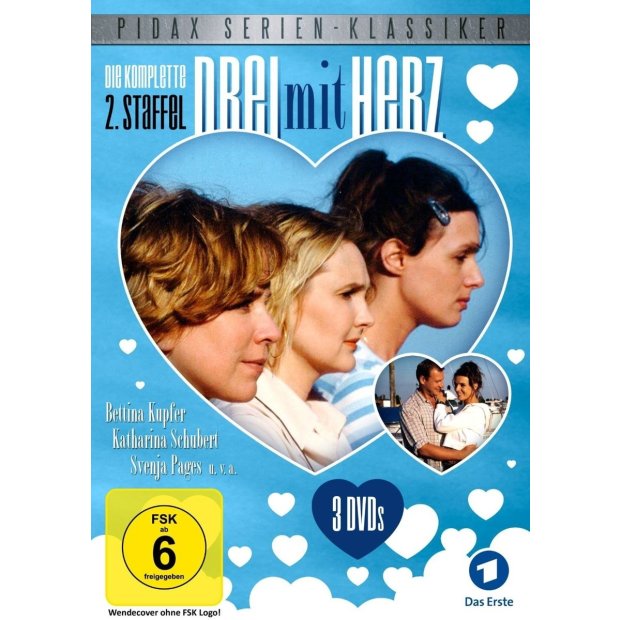 Drei mit Herz - Staffel 2 - Pidax Serien Klassiker  3 DVDs/NEU/OVP