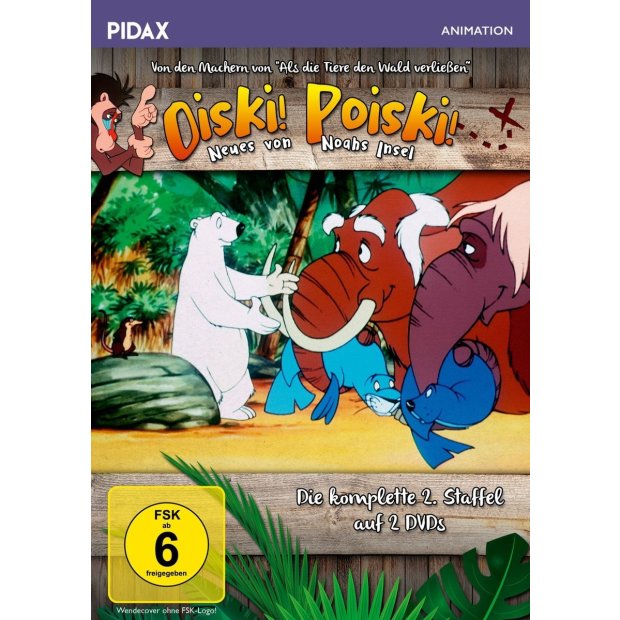 Oiski! Poiski! - Neues von Noahs Insel, Staffel 2 - Pidax  2 DVDs/NEU/OVP