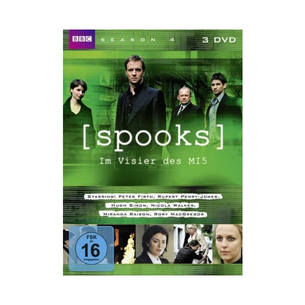 Spooks - Im Visier des MI5 (Season 4) [3 DVDs] NEU/OVP