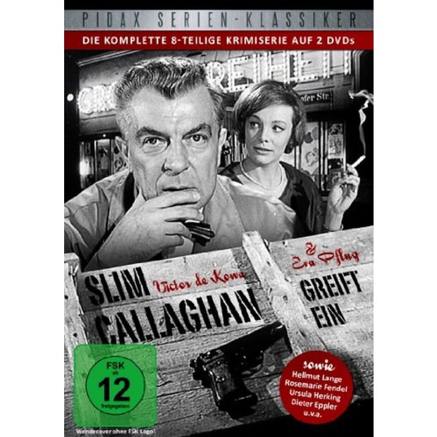 Slim Callaghan greift ein - Komplette Serie - Pidax Klassiker  2 DVDs/NEU/OVP