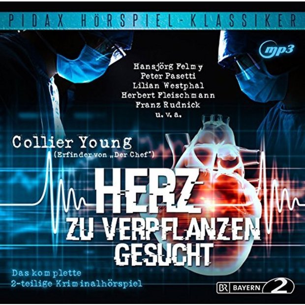Herz zu verpflanzen gesucht / Kriminalhörspiel - Pidax  mp3 CD/NEU/OVP