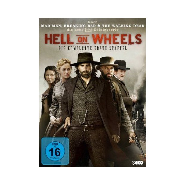 Hell on Wheels - Die komplette erste Staffel 1 [3 DVDs] NEU/OVP