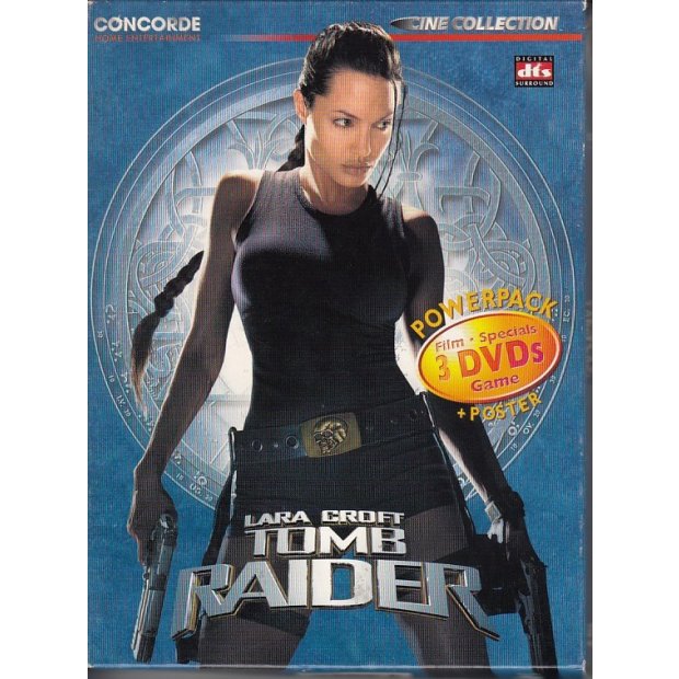 Tomb Raider Powerpack - Teil 1 + PC-Spiel (3 DVDs)  Digipack  *HIT*