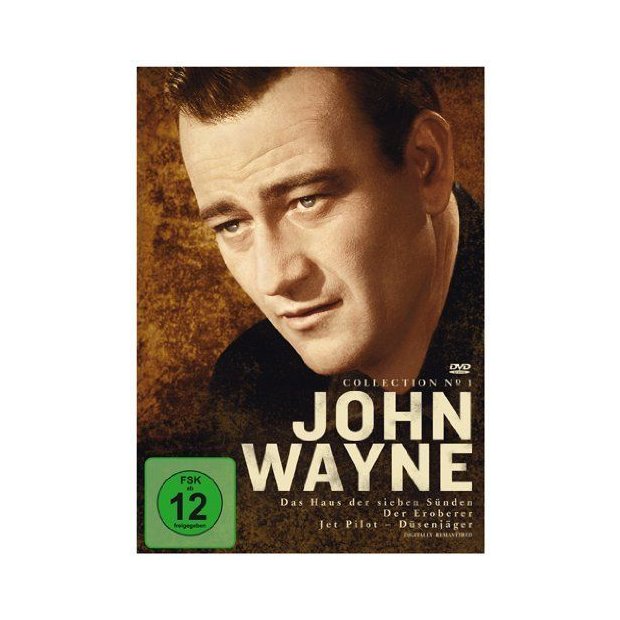 John Wayne Collection 1 - 3 Filme Eroberer Jet Pilot [3 DVDs] NEU/OVP