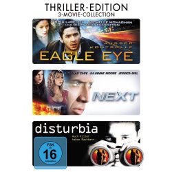 Thriller Edition : Eagle Eye - Next - Disturbia - 3 Filme...