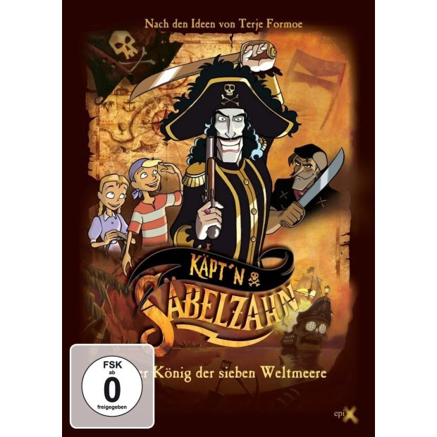 Käptn Säbelzahn - König der sieben Weltmeere  DVD/NEU/OVP