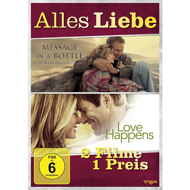 Message in a Bottle / Love Happens - 2 Liebesfilme - 2 DVDs/NEU/OVP