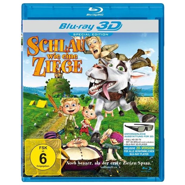 Schlau wie eine Ziege - Special Edition  3D Blu-ray/NEU/OVP