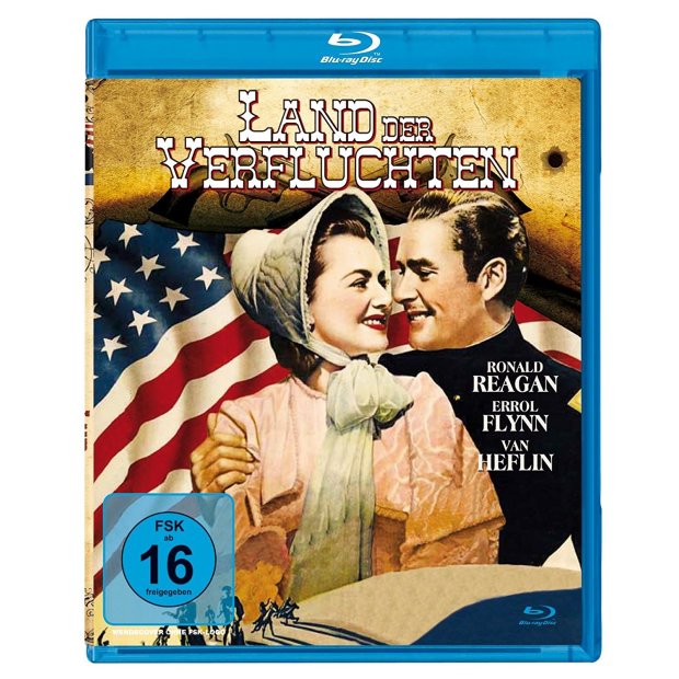LAND DER VERFLUCHTEN - Errol Flynn Ronald Reagan  Blu-ray/NEU/OVP