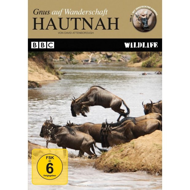 Hautnah - Gnus auf Wanderschaft - BBC Wildlife   DVD/NEU/OVP