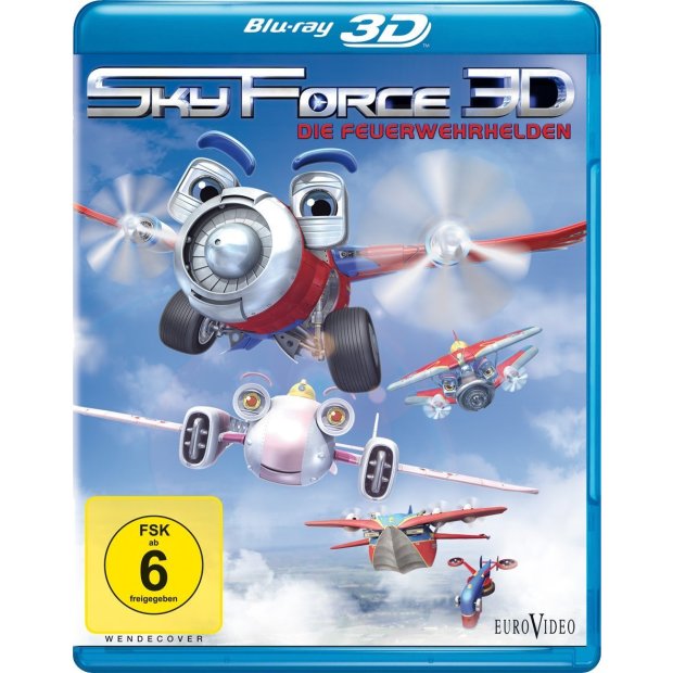 Sky Force - Die Feuerwehrhelden (wie Planes 2 )  3D Blu-ray/NEU/OVP