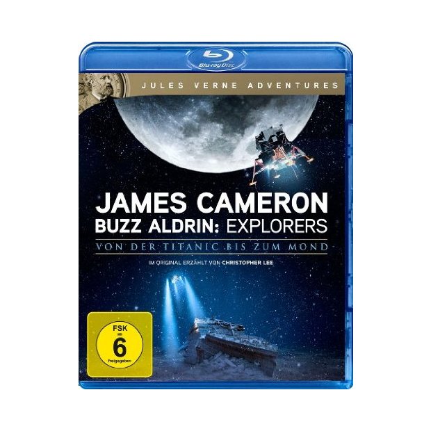 J. Cameron - Buzz Aldrin: Explorers - Von der Titanic bis zum Mond  Blu-ray/NEU