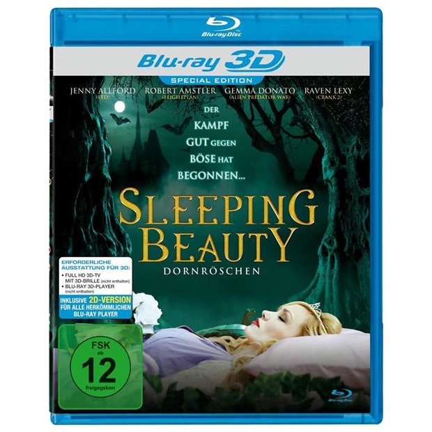Sleeping Beauty - Dornröschen [3D Blu-ray] NEU/OVP