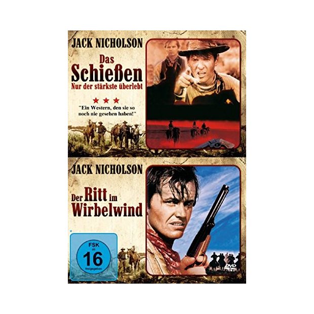 Das Schießen / Der Ritt im Wirbelwind - Jack Nicholson  DVD/NEU/OVP