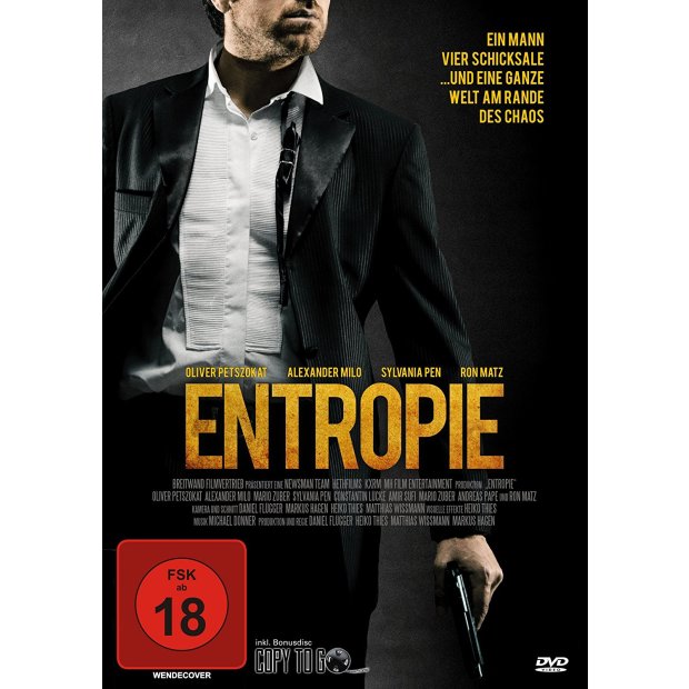 Entropie - Ein Mann, vier Schicksale  DVD/NEU/OVP  FSK18