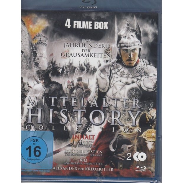Mittelalter History Collection - 4 Filme - 2 Blu-rays/NEU/OVP
