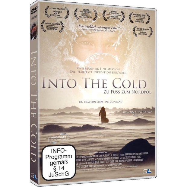 Into the Cold - Zu Fuß zum Nordpol - Dokumentation  DVD/NEU/OVP