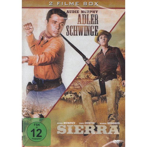 Audie Murphy : Adlerschwinge + Sierra - 2 Western  DVD/NEU/OVP